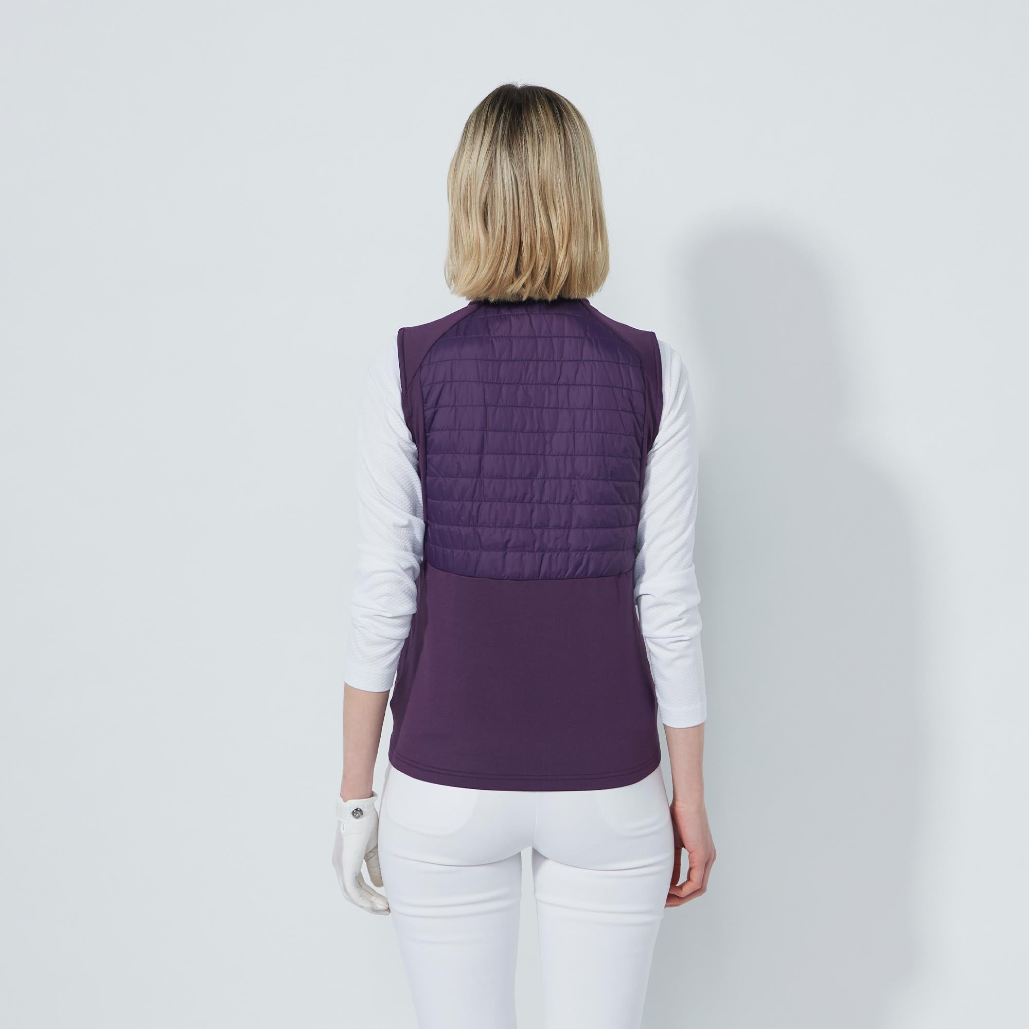 Daily Sports Allos Hybrid Ladies Golf Vest Dark Purple